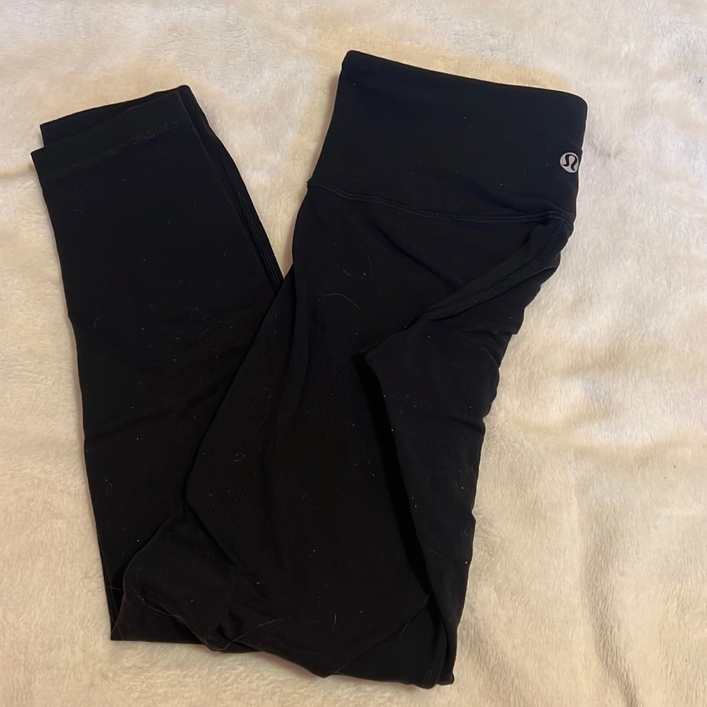 lululemon align black leggings, size 4, 23”
